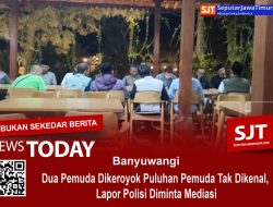 Dua Pemuda Dikeroyok Puluhan Pemuda Tak Dikenal