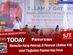 Wamentan Harap Peternak di Pasuruan Libatkan KUD untuk Tingkatkan Populasi Sapi Perah