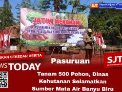 Tanam 500 Pohon, Dinas Kehutanan Selamatkan Sumber Mata Air Banyu Biru