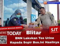 BNN Lakukan Tes Urine Kepada Puluhan Sopir Bus Di Terminal Patria
