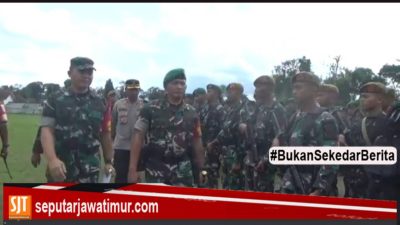 Gelar Pasukan Pengamanan Kunjungan Kerja Presiden