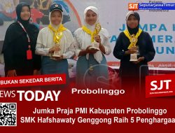 Jumka Praja PMI Kabupaten Probolinggo, SMK Hafshawaty Genggong Raih 5 Penghargaan