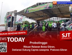 Ribuan Relawan Boloe Gibran, Deklarasi Dukung Capres-cawapres  Prabowo-Gibran