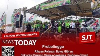 Ribuan Relawan Boloe Gibran, Deklarasi Dukung Capres-cawapres  Prabowo-Gibran