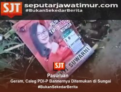 Geram, Caleg PDI-P Bannernya Ditemukan di Sungai