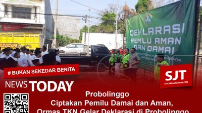 Ciptakan Pemilu Damai dan Aman, Ormas TKN Gelar Deklarasi di Probolinggo
