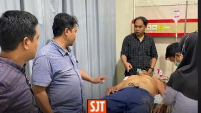 Waduh….Ketua RT Dibacok Keponakannya Sendiri.