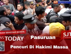 Polisi Kesulitan Evakuasi Pelaku Curanmor Dari Amuk Massa