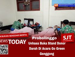 Atasi Menipisnya Stok Darah . Unhasa Genggong Buka Stand  Donor Darah Di Acara Go Green 2024.