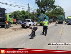 Pria di Probolinggo Ditabrak Truck Hingga Tewas