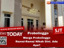 Warga Probolinggo Ramai Ramai Nikah dini