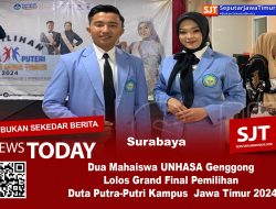 Dua Mahasiswa UNHASA Genggong Lolos Grand Final Pemilihan Duta Putera-Puteri Kampus  Jawa Timur 2024