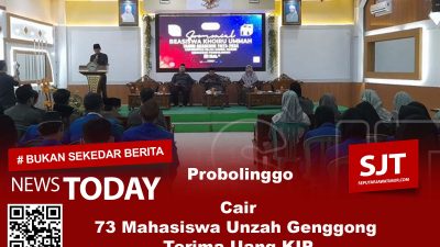 Cair, 73 Mahasiswa Unzah Genggong Terima Uang KIP.