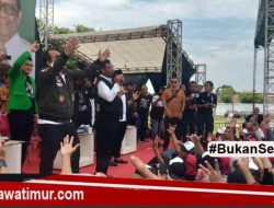 Kampanye Akbar Mahfud MD Berjanji Akan Tingkatkan Dunia Pendidikan dan Pemberantasan Korupsi.
