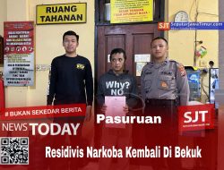 Residivis Narkoba Kembali Dibekuk Kasus Serupa.