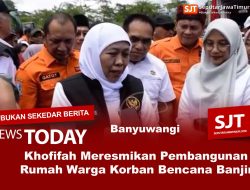 Jelang Berakhirnya Masa Jabatan, Khofifah Meresmikan Pembangunan Rumah Warga Korban Bencana Banjir.