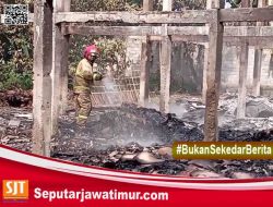 Konsleting listrik, Gudang Bekas Kandang Ayam Ludes Terbakar