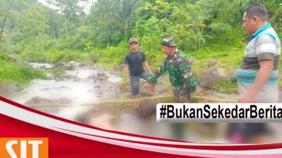 Korban Terseret Arus Sungai Saat Melintas Jembatan Bambu Ditemukan Meninggal