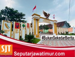 Tanamkan Nilai Nilai Pancasila Sejak Dini, Pemdes Purwosono Bagun Gapura Desain Pancasila