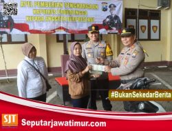 Polres Probolinggo Tangkap Pelaku Curanmor, Motor Korban Dikembalikan