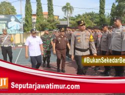 Amankan Mudik Lebaran, Polres Probolinggo Gelar Apel Pasukan Operasi Ketupat 2024.