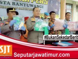 Polresta Banyuwangi Bongkar Kasus Narkoba Hampir 7 kilogram