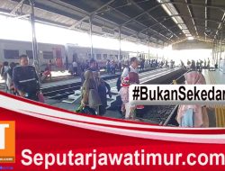 Puncak Arus Balik Ribuan Penumpang Padati Stasiun Bangil