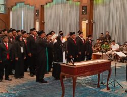 KPU Lantik 120 Anggota PPK Didominasi Wajah Lama 70 Persen