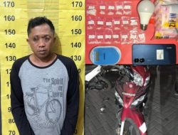 Residivis Narkoba Kembali Dibekuk, BB Belasan Kantong Sabu Siap Jual.