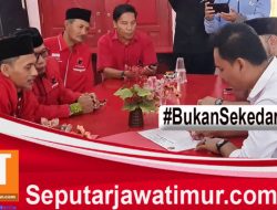 Zainal Arifin Ambil Formulir Pendaftaran Bacabub Di Kantor PDIP
