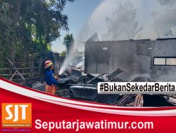 Ditinggal Saat Memasak, Rumah Warga di Probolinggo Hangus Terbakar
