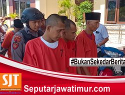 Polres Probolinggo Amankan Tiga Pengedar Sabtu, 71 Gram Sabu Berhasil Disita