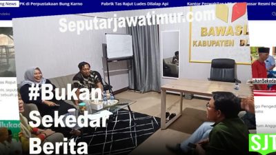 Ada Rekam Jejak Pidana, Panwaslu Blitar  Ganti Salah Seorang Panwascam