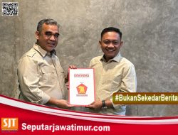Sekjen Gerindra Ahmad Muzani Serahkan Rekomendasi Bakal Calon Wali Kota dan Wakil Wali Kota Kediri 2024 – 2029 Katino – Zidna