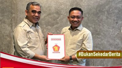 Sekjen Gerindra Ahmad Muzani Serahkan Rekomendasi Bakal Calon Wali Kota dan Wakil Wali Kota Kediri 2024 – 2029 Katino – Zidna