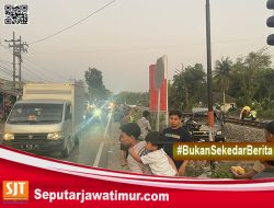 Lagi., Sebuah Mobil Di Blitar   Tertabrak Kereta Api  Dhoho Penataran Di Perlintasan Tanpa Palang Pintu.