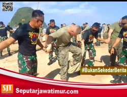 Prajurit Korps Marinir Kenalkan Olahraga Tradisional Indonesia Kepada Marinir Amerika