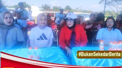 Giat Jalan Sehat Merdeka Bunda Mistiani Dihadiri Bacalon Walikota Vinanda