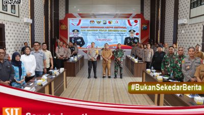 Wujudkan Pilkada 2024 Aman dan Damai, Polres Kediri Kota Gelar Rakor Lintas Sektoral
