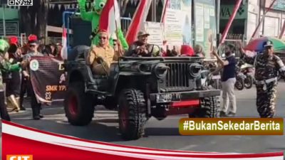 Ratusan Siswa SMP dan SMK YPM Tarik Ikuti Pawai Carnival