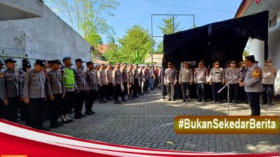 Polrestas Banyuwangi Terjunkan Ratusan Personel Di KPU