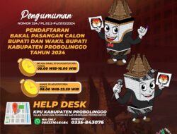 Pendaftaran Bakal Pasangan Calon Bupati dan Wakil Bupati Kabupaten Probolinggo
