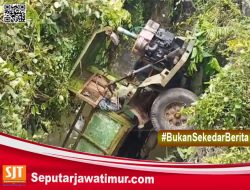 Grandong Syarat Muatan Terjun Kesungai, Anak Sang  Sopir  Meninggal Di TKP