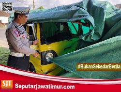 Jarak Pandang Terbatas, Dua Mobil Adu Moncong Di Tikungan Jembatan   Wiroguno Banyuwangi