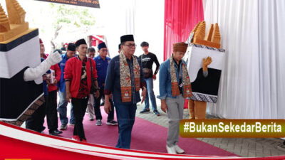 Hanya Di Antar Partai Koalsi , Pasangan Calon Bupati dan Wakil Bupati Noor Hasani dan H Rasyit, Kembali Datang Ke KPU