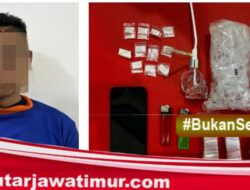 Polres Kediri Ringkus Pengedar Sabu-Sabu Asal Nganjuk