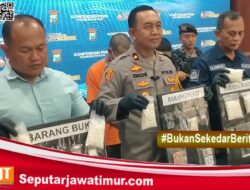 Polres Blitar Bekuk 5 Pengedar Narkotika , Satu Di Antaranya  Masih Di Bawah Umur