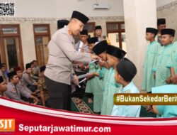 Santuni Anak Yatim Piatu, Polres Kediri Kota Peringati Maulid Nabi Muhammad SAW 1446 Hijriah