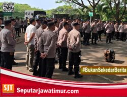 Banyuwangi Siagakan Ratusan Personil Pengamanan Penetapan Nomor Urut Pasangan ke 2 calon