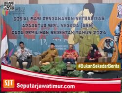 Sosialisasi Netralitas ASN, Bawaslu Gandeng Pemkot Pasuruan.